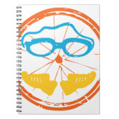 Triathlon leuk design notitieboek (Voorkant)