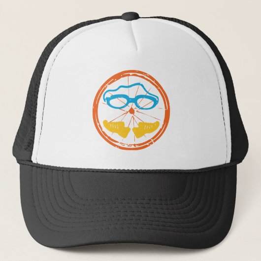 Triathlon leuk design trucker pet (Voorkant)