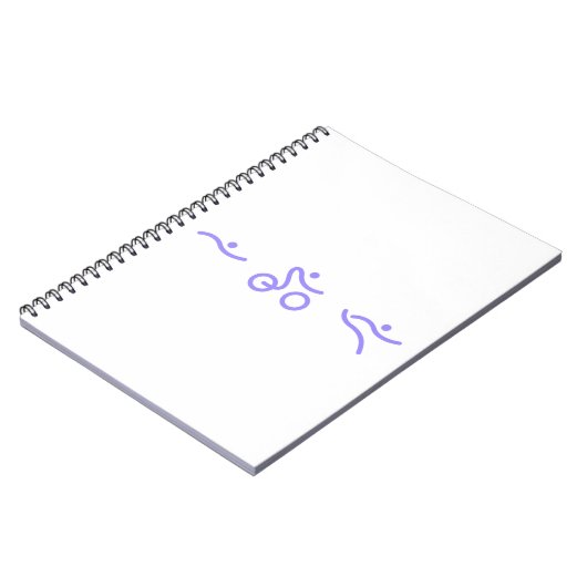 Triathlon licht paars logo notitieboek (Linkerzijde)