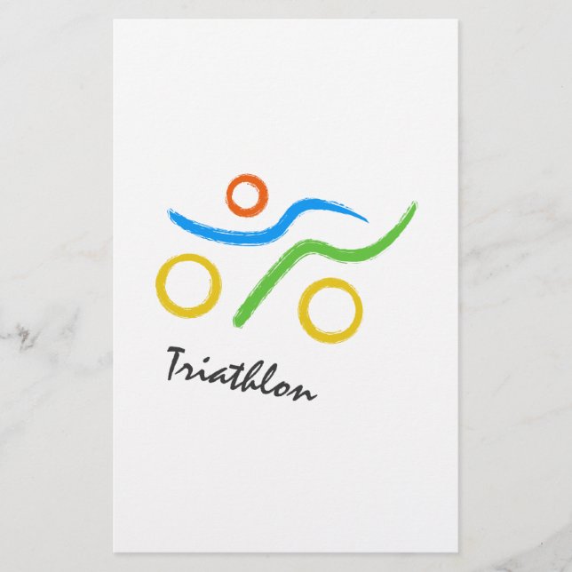 Triathlon logo (Voorkant)