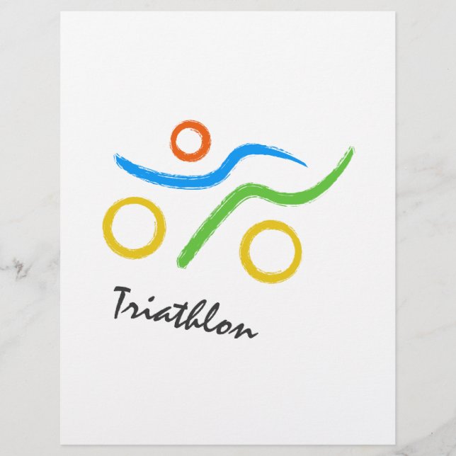 Triathlon logo (Voorkant)