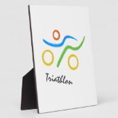 Triathlon logo fotoplaat (Zijkant)