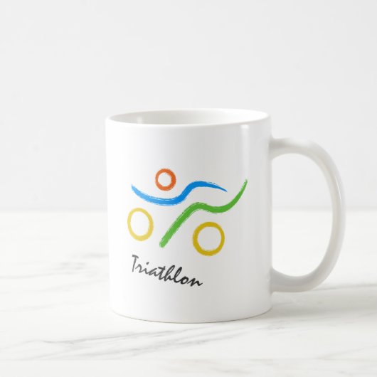 Triathlon logo koffiemok (Rechts)