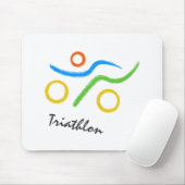 Triathlon logo muismat (Met muis)