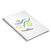 Triathlon logo notitieboek (Rechterzijde)