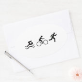 TRIATHLON LOGO OVALE STICKER (Envelop)