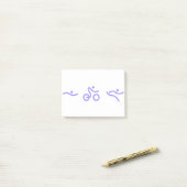 Triathlon logo post-it® notes (Op bureau)