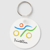 Triathlon logo sleutelhanger (Voorkant)