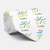 Triathlon logo stropdas (Opgerold)