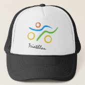 Triathlon logo trucker pet (Voorkant)