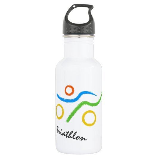 Triathlon logo waterfles  (Voorkant)