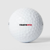 Triathlon Love for zwemmers, Cyclers and Runners Golfballen (Voorkant)