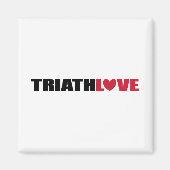 Triathlon Love for zwemmers, Cyclers and Runners Magneet (Voorkant)