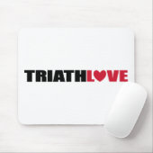 Triathlon Love for zwemmers, Cyclers and Runners Muismat (Met muis)
