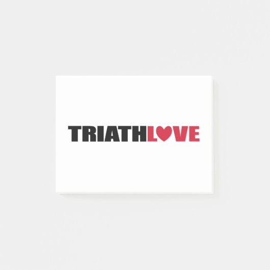 Triathlon Love for zwemmers, Cyclers and Runners Post-it® Notes (Voorkant)