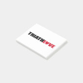 Triathlon Love for zwemmers, Cyclers and Runners Post-it® Notes (Schuin)