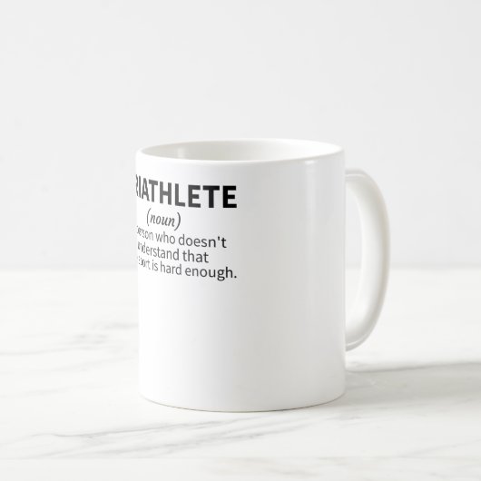 Triathlon Lover Gifts Triathlete Endurance Sports Koffiemok (Voorkant rechts)