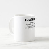 Triathlon Lover Gifts Triathlete Endurance Sports Koffiemok (Voorkant links)
