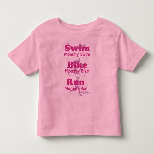 Triathlon mama kinder shirts (Voorkant)