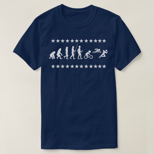 Triathlon met Duathlon Gift Marathon 4 T-shirt (Design voorkant)