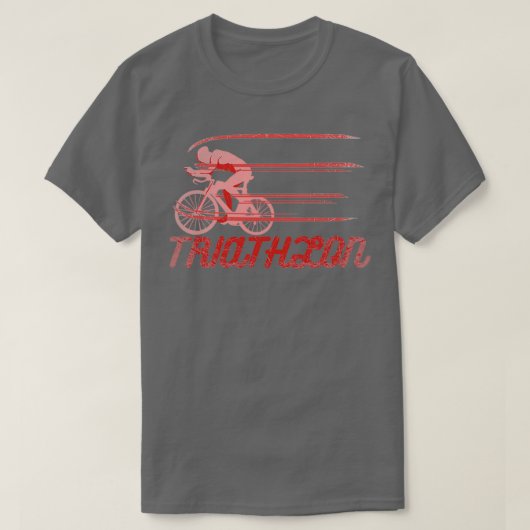 Triathlon met een cadeau voor zwemsport t-shirt (Design voorkant)