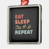 Triathlon Metalen Ornament (Links)