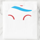 Triathlon moderne coole logo ovale sticker (Tas)