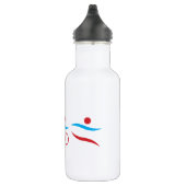 Triathlon moderne coole logo waterfles (Rechts)
