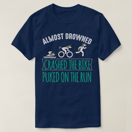 Triathlon Motif voor Triatleten 12 T-shirt (Design voorkant)