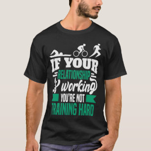 Triathlon Motif voor Triatleten 14 T-shirt
