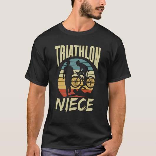 Triathlon Niece Triathlete Sport T-shirt (Voorkant)