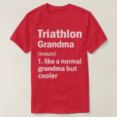 Triathlon oma t-shirt (Design voorkant)