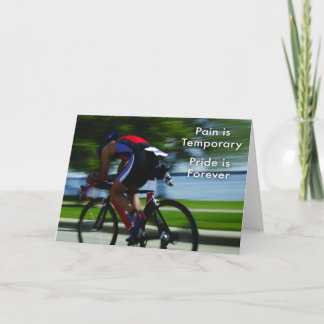 Triathlon - Pain is Temporary Kaart