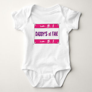 Triathlon Papa's #1 Fan Romper