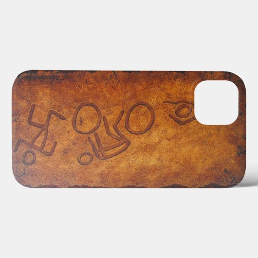 Triathlon Petroglyph Case-Mate iPhone Case (Achterkant (horizontaal))