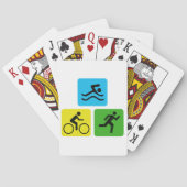 Triathlon Pokerkaarten (Achterkant)