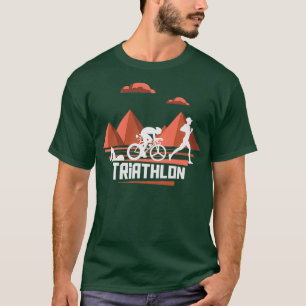Triathlon prachtige natuur 6 t-shirt
