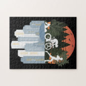 Triathlon, prachtige natuur legpuzzel (Horizontaal)