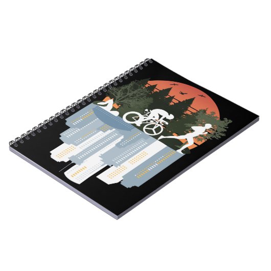 Triathlon, prachtige natuur notitieboek (Linkerzijde)