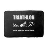Triathlon Rinse Repat Badmat (Voorkant)