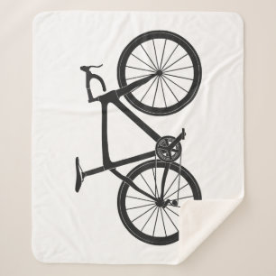 Triathlon Road Bike T Shirt Fietser Gift Cyc Sherpa Deken