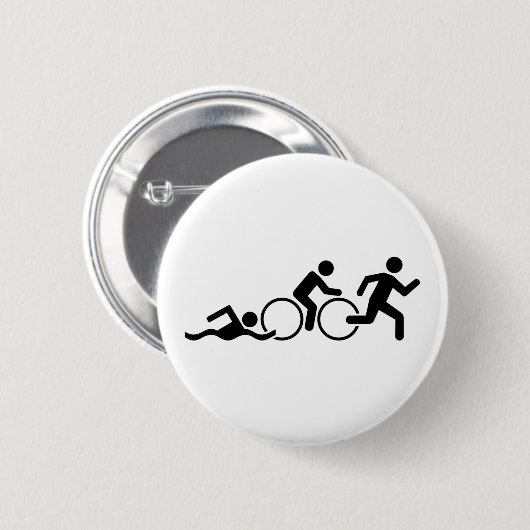 Triathlon Ronde Button 5,7 Cm (Voorkant /achterkant)