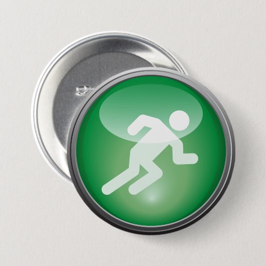 Triathlon RUN Race Day Button (Voorkant /achterkant)