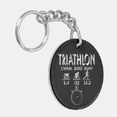 Triathlon Sleutelhanger (Voorkant Links)