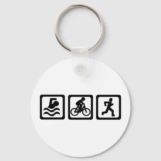 Triathlon Sleutelhanger (Voorkant)