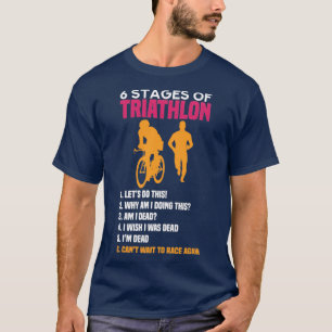 Triathlon Sport met zwembad T-shirt