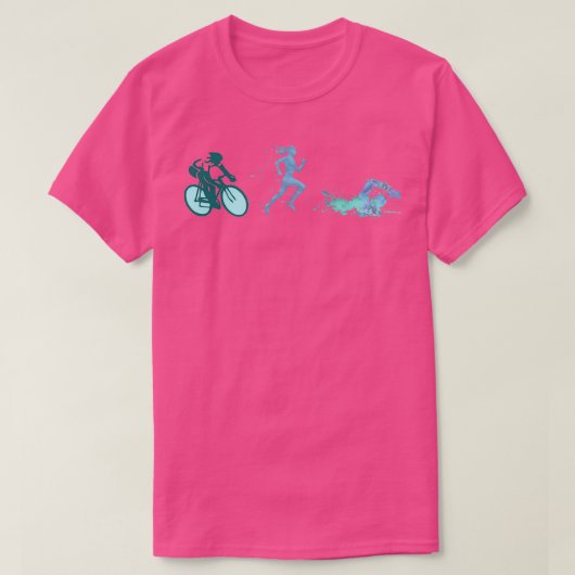 Triathlon Sport Paralympische sport T-shirt (Design voorkant)