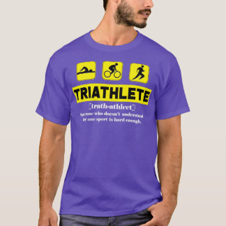 Triathlon Sports for a Swimmer Cyclist Runner T-shirt