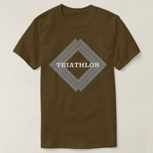 Triathlon Square T-shirt (Design voorkant)
