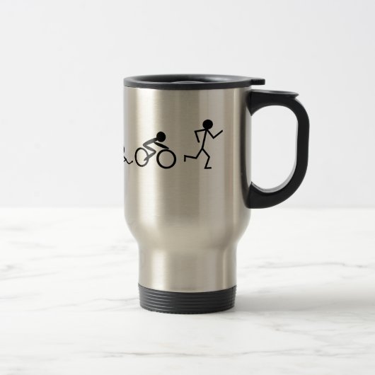 Triathlon Stick Figures Reisbeker (Rechts)